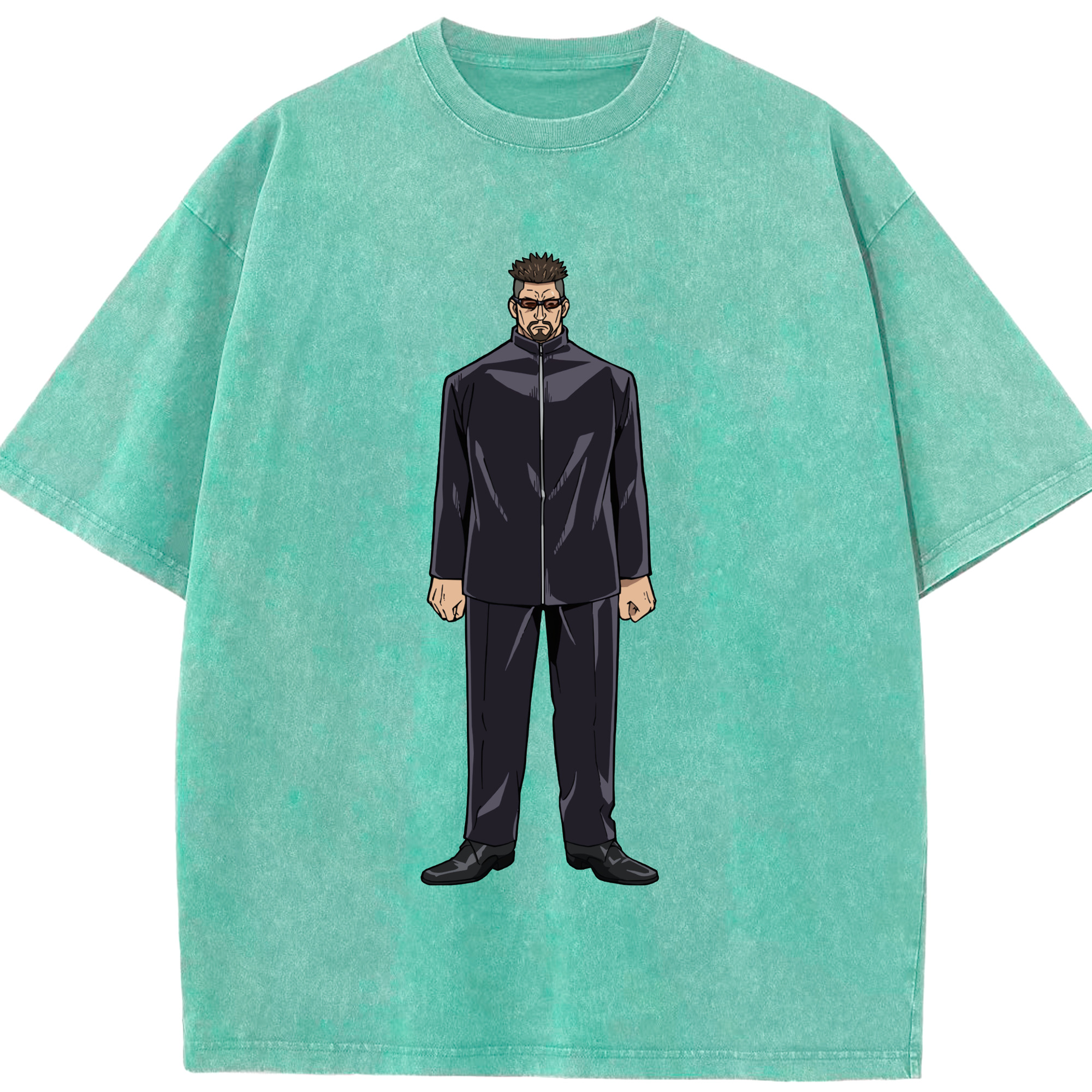 （画像用） 呪術廻戦 Jujutsu Kaisen 綿100% ヴィンテージ風 半袖Tシャツ（フロントプリント）